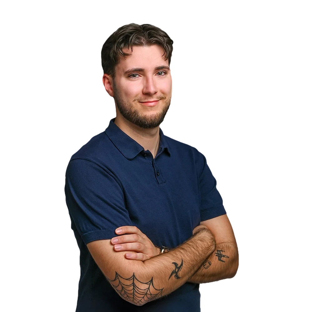 Portrait of Can Aktas, media designer from Krefeld
