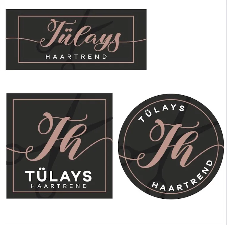 Logo and branding for Tülays Haartrend
